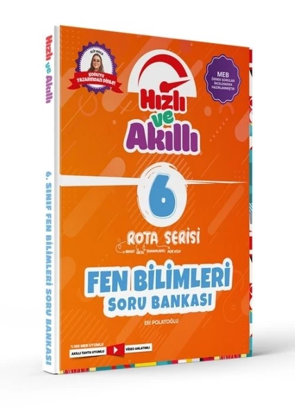 Tammat Yayıncılık 6. Sınıf Fen Bilimleri Rota Serisi Hızlı ve Akıllı Soru Bankası
