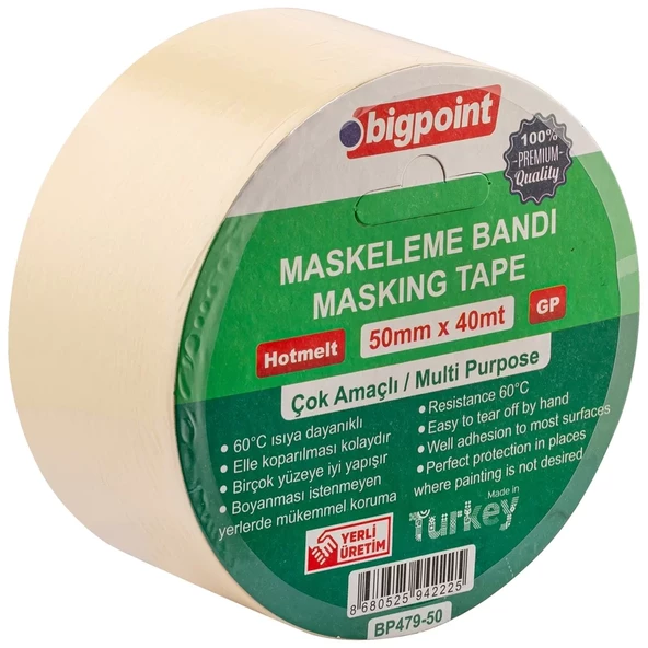 Bigpoint Maskeleme Bandı 50mm x 40m - 3