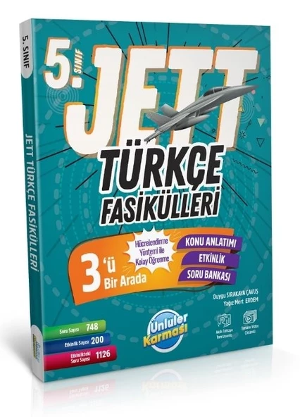 Ünlüler Karması 5. Sınıf Jett Türkçe Fasikülleri