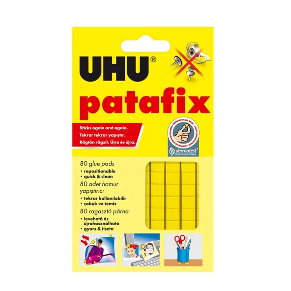 UHU PATAFİX HAMUR YAPIŞTIRICI SARI (50140) ürün görseli