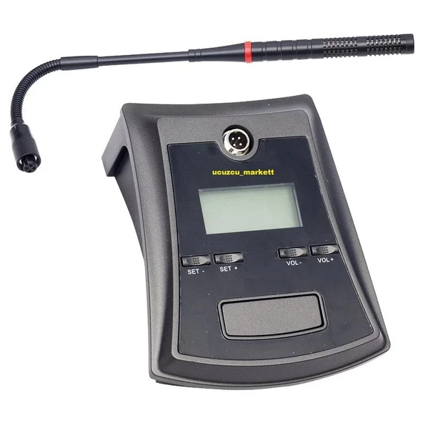 KÜRSÜ MİKROFON (KABLOSUZ - UHF - ŞAJLI - IŞIKLI) - 2