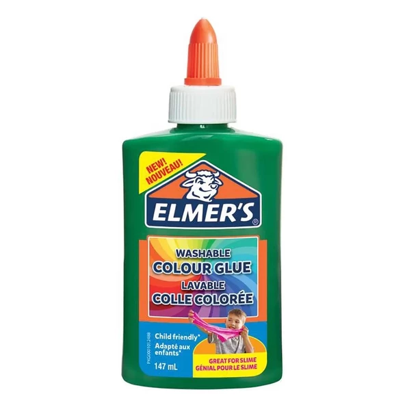 Elmer’s Mat Renkli Sıvı Yapıştırıcı Yeşil 147 ml 2109505 ürün görseli