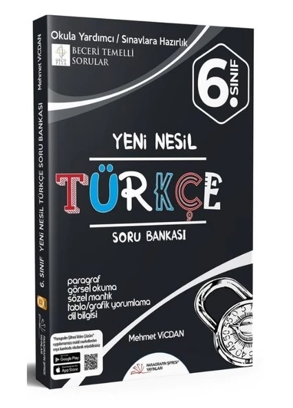 Paragrafın Şifresi Yayınları 6. Sınıf Türkçe Soru Bankası