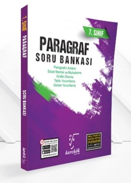 7. Sınıf Paragraf Soru Bankası Karekök Yayıncılık ürün görseli
