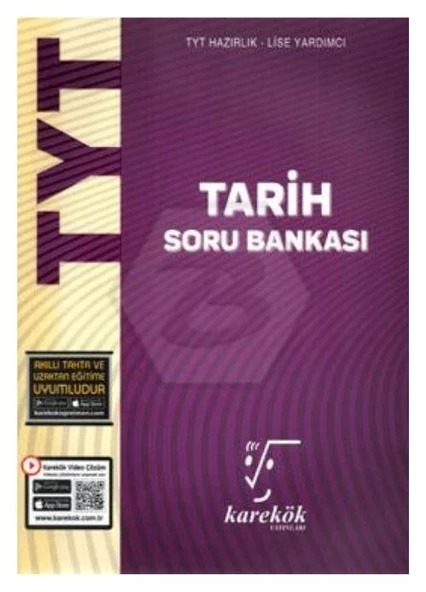 TYT Tarih Soru Bankası Karekök Yayınları
