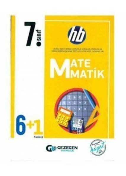 7. Sınıf Matematik 6 artı 1 Fasikül Gezegen Yayınları