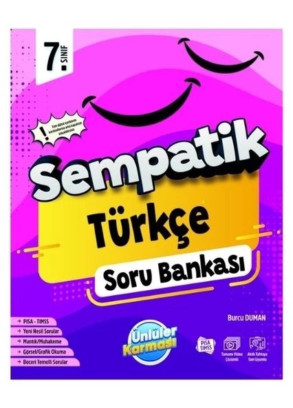 Ünlüler Karması 7. Sınıf Türkçe Sempatik Soru Bankası
