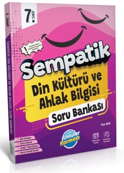 Ünlüler Karması 7. Sınıf Din Kültürü ve Ahlak Bilgisi Sempatik Soru Bankası
