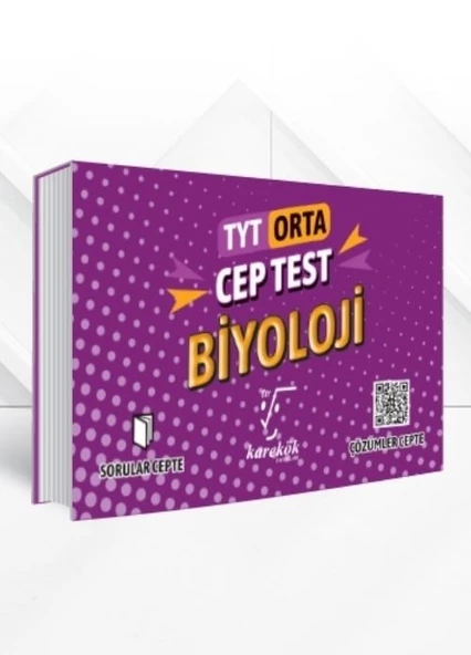 TYT Cep Test Biyoloji Orta Karekök Yayınları