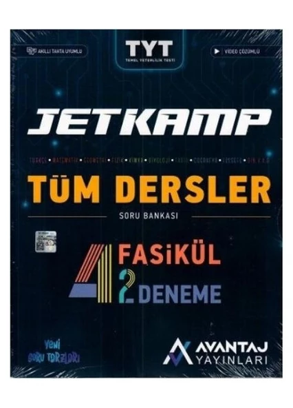 TYT Jetkamp Tüm Dersler Fasikül Deneme Avantaj Yayınları