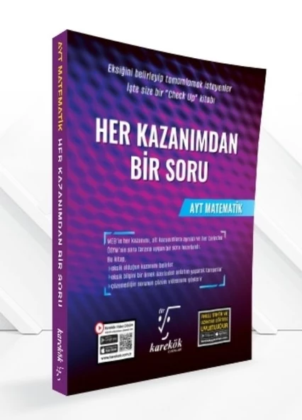 2024 AYT Matematik Her Kazanımdan Bir Soru Karekök Yayınları