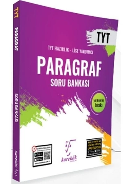 TYT Paragraf Soru Bankası Karekök Yayınları