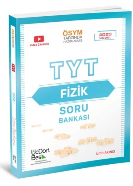 2025 TYT Fizik Soru Bankası Üç Dört Beş Yayınları