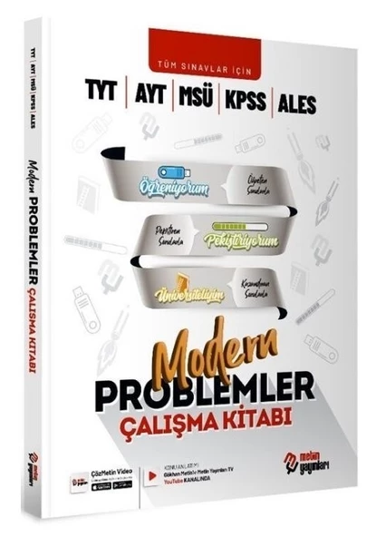 2024 Tüm Sınavlar İçin Modern Problemler Çalışma Kitabı Metin Yayınları