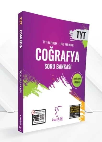 TYT Coğrafya Güncel Soru Bankası Karekök Yayınları