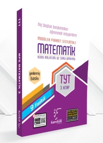TYT Matematik 3.Kitap MPS Karekök Yayınları