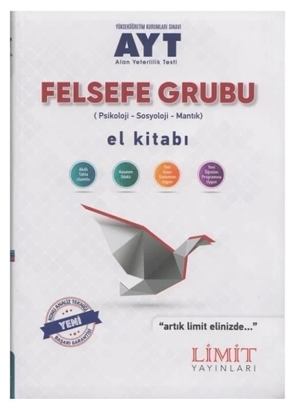 AYT Felsefe Grubu El Kitabı Limit Yayınları