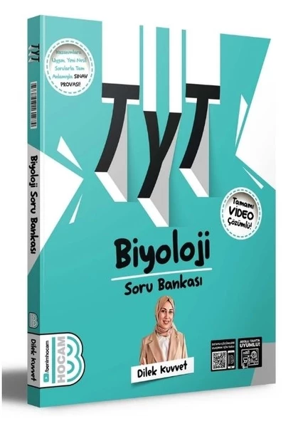 2024 TYT Biyoloji Tamamı Video Çözümlü Soru Bankası Benim Hocam Yayınları