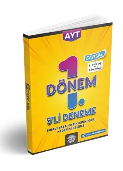 AYT Sayısal 1. Dönem 5 li Deneme Tammat Yayıncılık