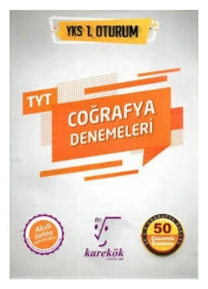 TYT Coğrafya Denemeleri Karekök Yayınları