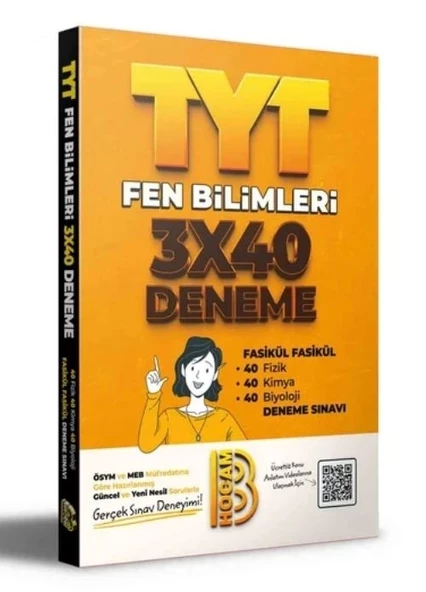 TYT Fen Bilimleri 3x40 Fasikül Denemeler Benim Hocam Yayınları