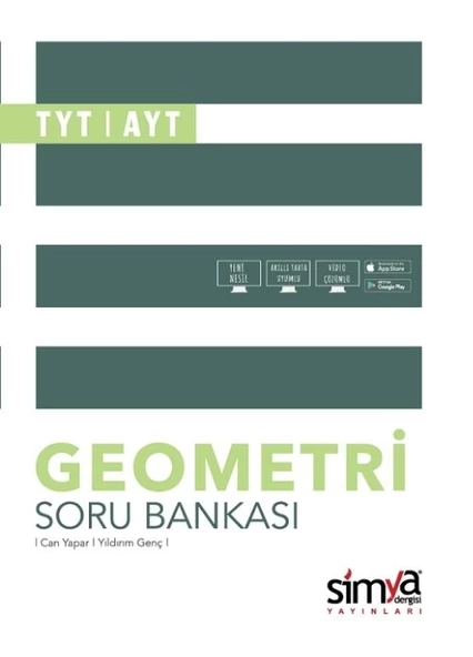 12.Sınıf TYT AYT Geometri Soru Bankası Kitabı Simya Dergisi Yayınları