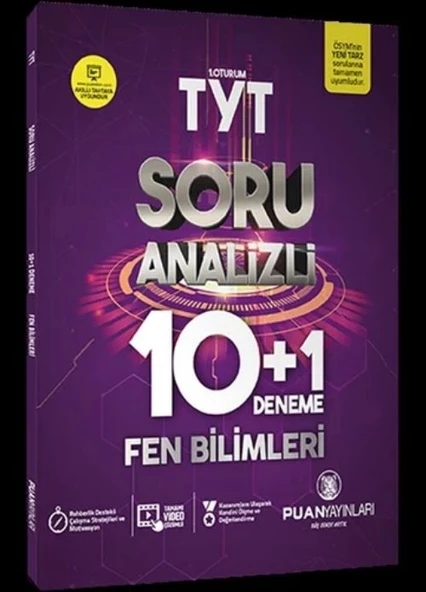 TYT Fen Bilimleri Soru Analizli 10 Artı 1 Deneme Puan Yayınları