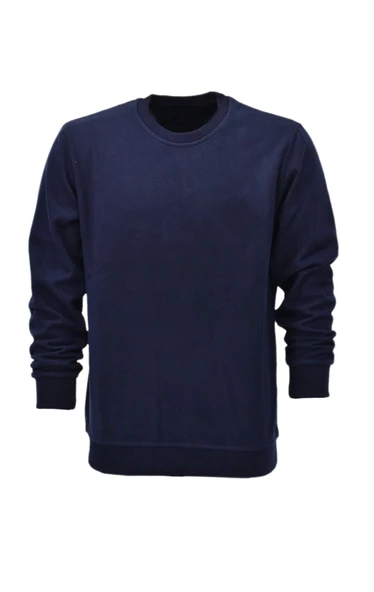 Erkek Sıfır Yaka Sweatshirt  2508 BGL-ST04027 - Resim 4