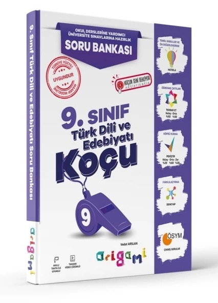 9. Sınıf Türk Dili ve Edebiyatı Soru Bankası Origami Tammat Yayınları - 1