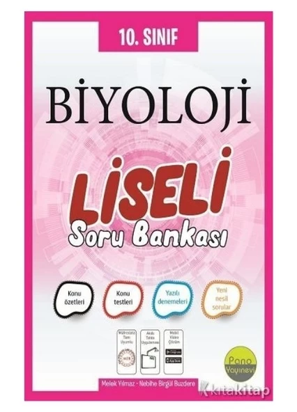 10. Sınıf Biyoloji Liseli Soru Bankası Pano Yayınları