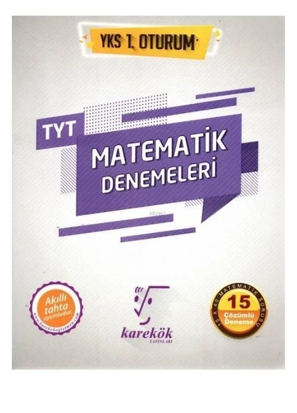 Karekök Yayınları TYT Matematik 15 Çözümlü Deneme