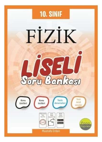 10. Sınıf Fizik Liseli Soru Bankası Pano Yayınları