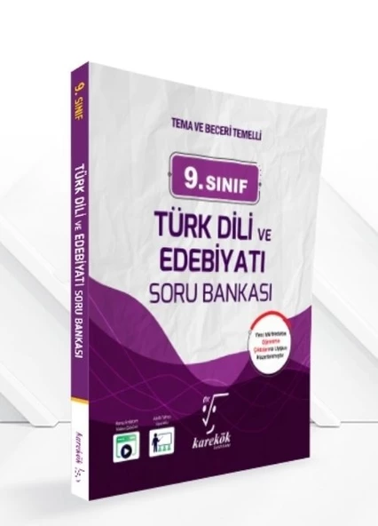 Karekök Yayıncılık 9. Sınıf Türk Dili ve Edebiyatı Soru Bankası ürün görseli 1