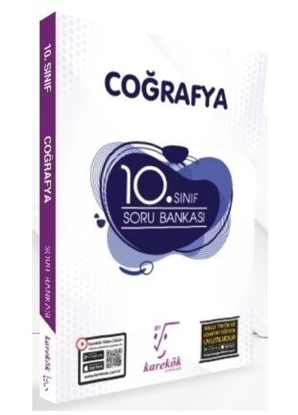 10. Sınıf Coğrafya Soru Bankası Karekök Yayınları