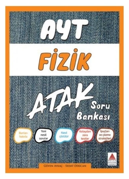 AYT Fizik Atak Soru Bankası Delta Kültür Yayınları