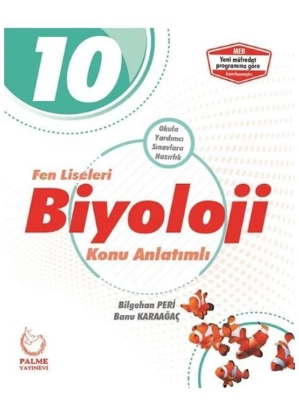 10. Sınıf Fen Liseleri Biyoloji Konu Anlatımlı Palme Yayıncılık