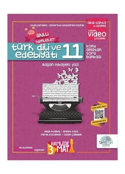 Tammat 11.Sınıf Türk Dili ve Edebiyatı Konu Anlatan Soru Bankası Tammat Yayıncılık ürün görseli 1