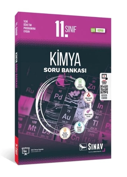 11. Sınıf Kimya Soru Bankası Sınav Yayınları