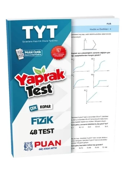 TYT Fizik Yaprak Test Puan Yayınları