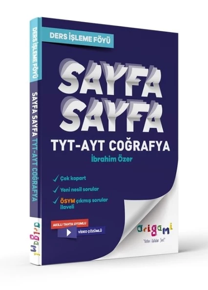 TYT-AYT Coğrafya Sayfa Sayfa Ders İşleme Föyü Tammat Yayıncılık