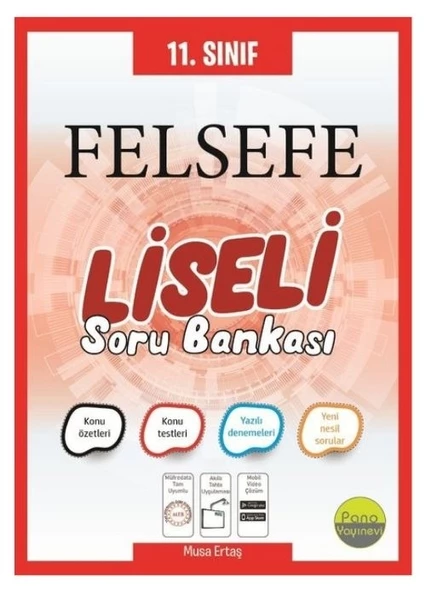 11. Sınıf Felsefe Liseli Soru Bankası Pano Yayınları ürün görseli 1