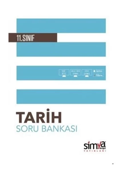 11.Sınıf Tarih Soru Bankası Simya Dergisi Yayınları ürün görseli 1