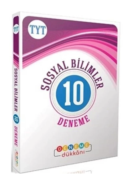 TYT Sosyal Bilimler 10 Deneme Dükkanı Yayınları