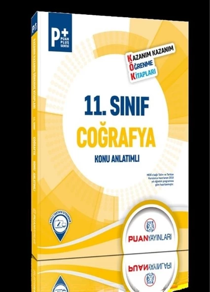 11. Sınıf Coğrafya Kök Konu Anlatımlı Puan Yayınları ürün görseli 1