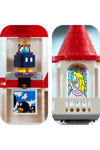 LEGO ® Super Mario™ Peach’s Castle Ek Macera Seti 71408 - Çocuklar İçin Yapım Seti (1216 Parça) - 10