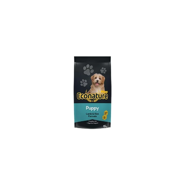 Econature Plus Puppy Kuzu Etli ve Pirinçli Yavru Köpek Maması 15 kg