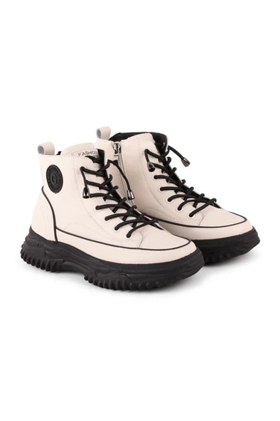 Guja 24K310-13 Kadın Bot Siyah Beyaz 36-41 - Resim 5