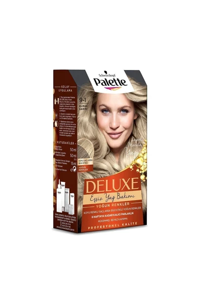 Palette Deluxe Yoğun Renkler 9-1 Elmas Sarısı - 3
