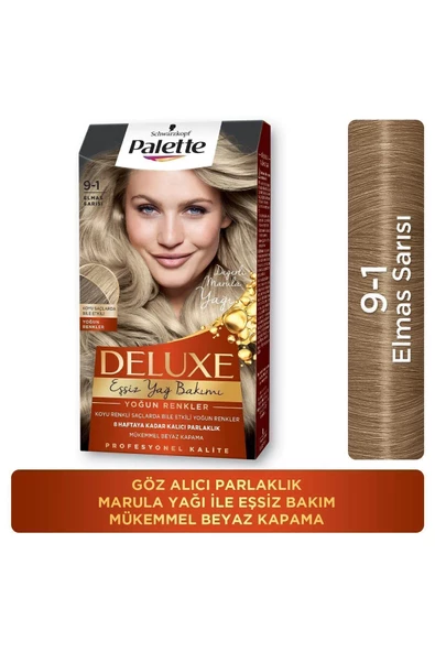 Palette Deluxe Yoğun Renkler 9-1 Elmas Sarısı