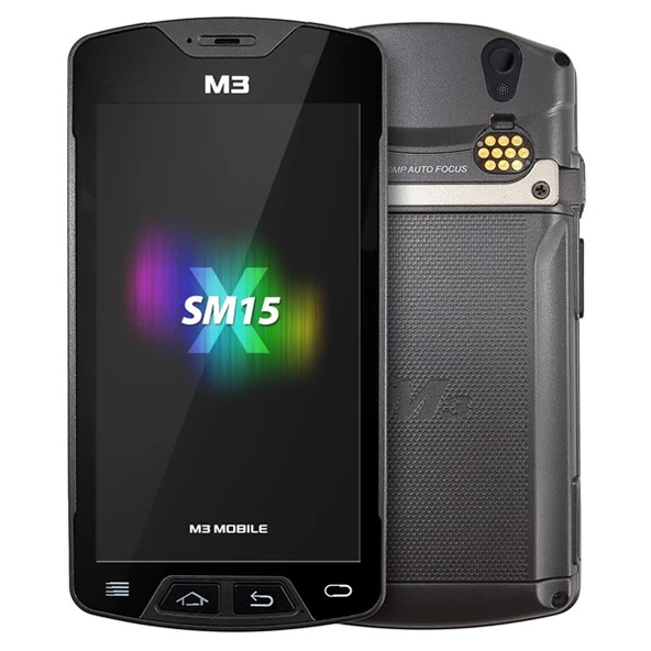 M3 MOBİLE TN15 2.0ghz 4G LTE (2D) Karekod Android 8.1 El Terminali 4GB RAM/64GB